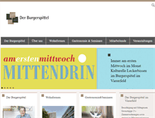 Tablet Screenshot of derburgerspittel.ch